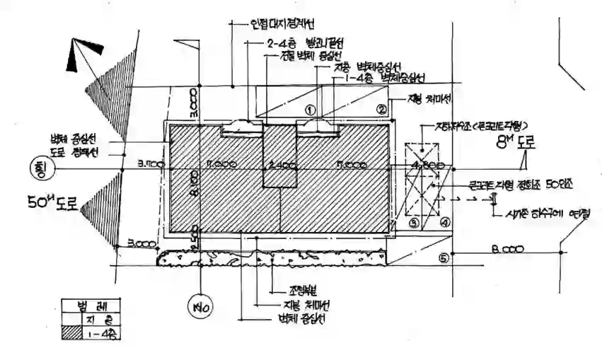삼부주택 배치도 이미지